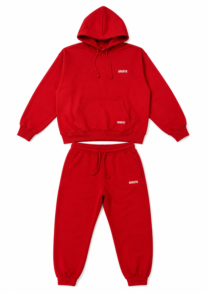 GROOTIE Signature Red Tracksuit