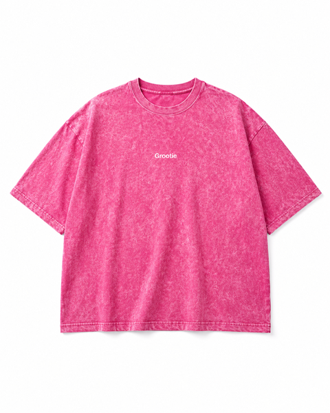 Grootie Faded Tee - Pink