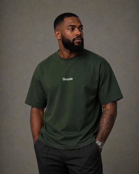 GROOTIE Green Oversized T-Shirt
