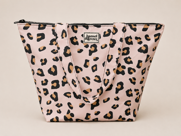 Pink Leopard Tote Bag