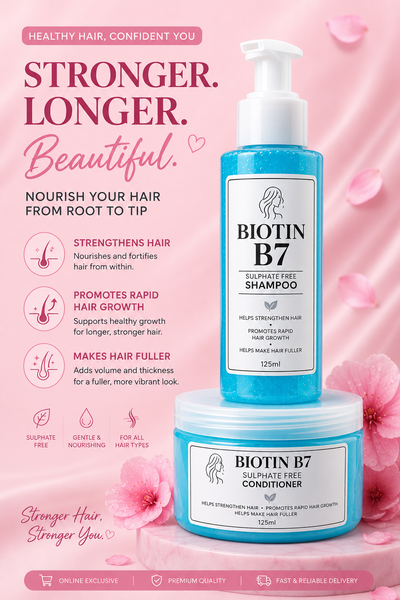 125ml BIOTIN SULPHATE FREE AFTERCARE SET