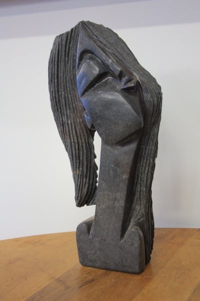 Stone work showing African woman