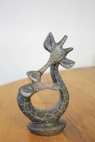 Stone curved Giraffe