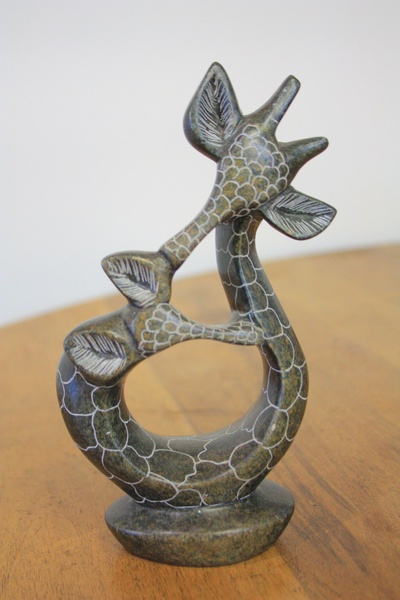 Stone curved Giraffe