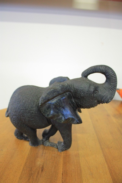 Stone Curved Elephant