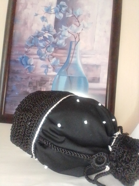 White touch handbag