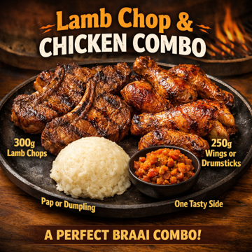 Lamb Chop and Chicken Combo