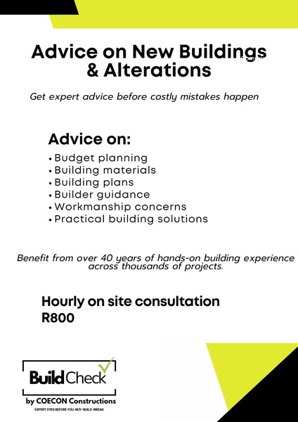 Advice on new building and alterations picture
