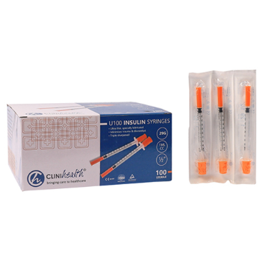 SYRI 1ML INSULIN WITH 29G NEED CLINIHEALTH 100~