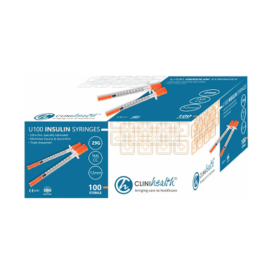 SYRI 1ML INSULIN WITH 29G NEED CLINIHEALTH 100~