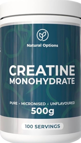 CREATINE NATURAL OPTIONS 500G