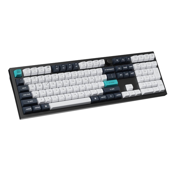 Keychron Q6 Max Knob Red Switch Hot-Swap Gateron Jupiter RGB Wireless Keyboard – Black
