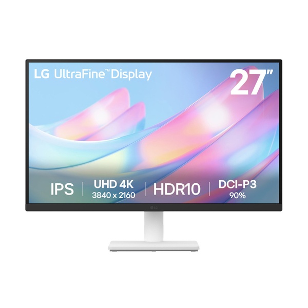 LG UltraFine 27″ 4K UHD IPS Monitor – White