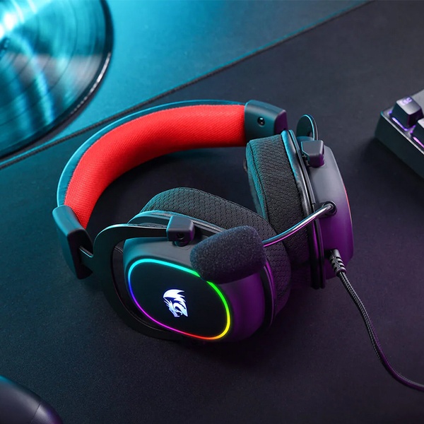 REDRAGON Over-Ear ZEUS-X USB RGB Gaming Headset – Black