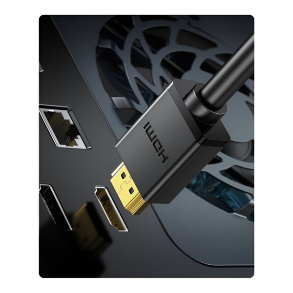 UGREEN HD104-10108 HDMI 4K Cable Male to Male Black 3m – Black