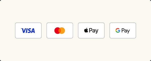 Logo for Visa, Mastercard