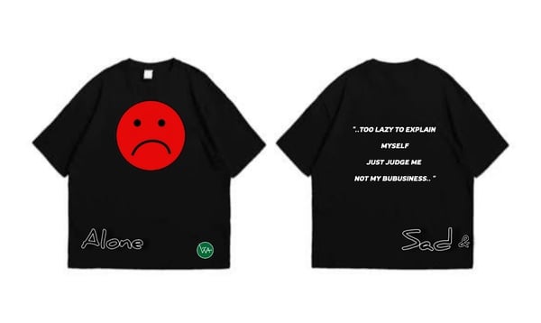 Arkie Sad & Alone round neck t-shirt
