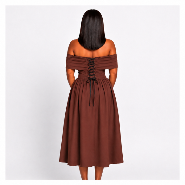 Chocolate Grace Dress