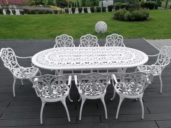 European-Victorian 9-Pc In White