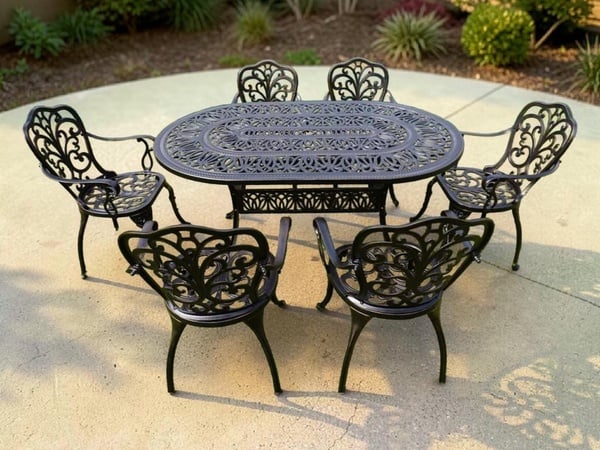 European-Victorian 7-Pc In Black