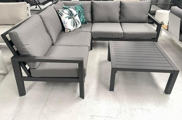 L-Shaped Patio Set