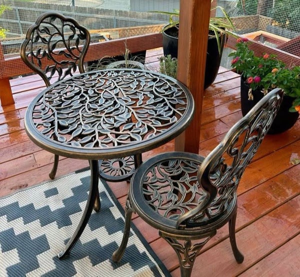 Cast Aluminum Patio Sets picture