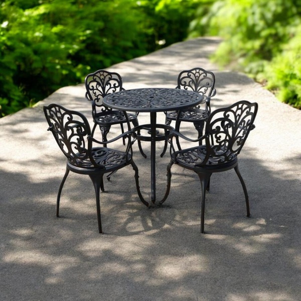 European-Victorian 5-Pc In Black