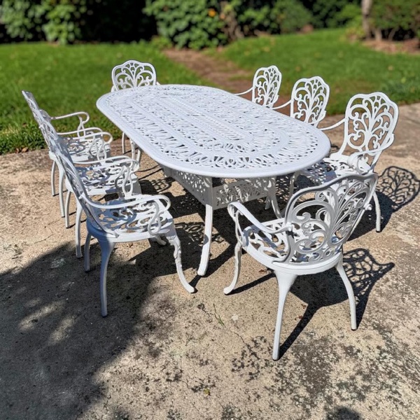European-Victorian 9-Pc In White