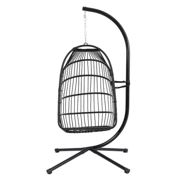 Hanging Egg Chair, Black.