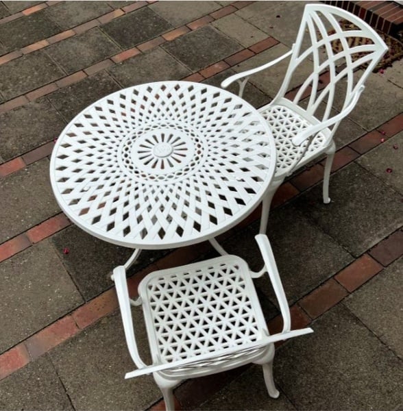 3-Pc April Lattice Bistro Set