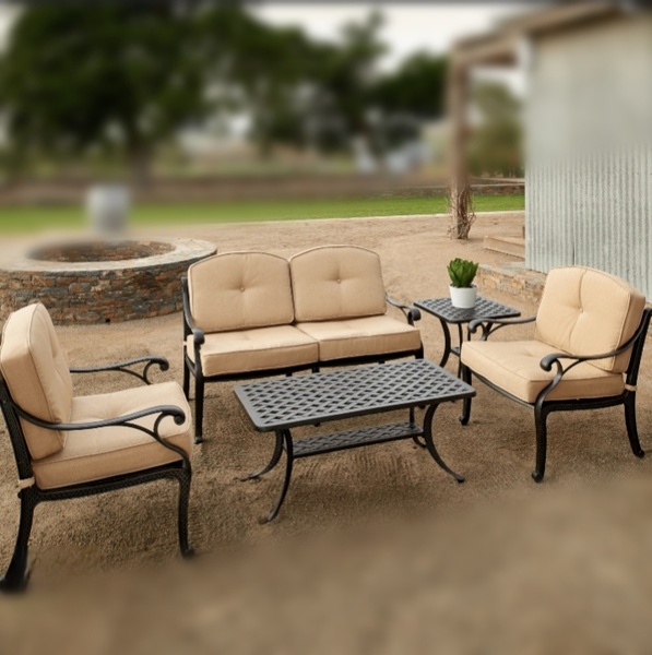 4-Piece Conversation Sofa Set