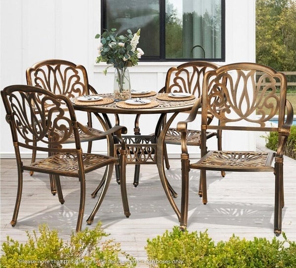 5-Piece Tulip Collection In Bronze Copper