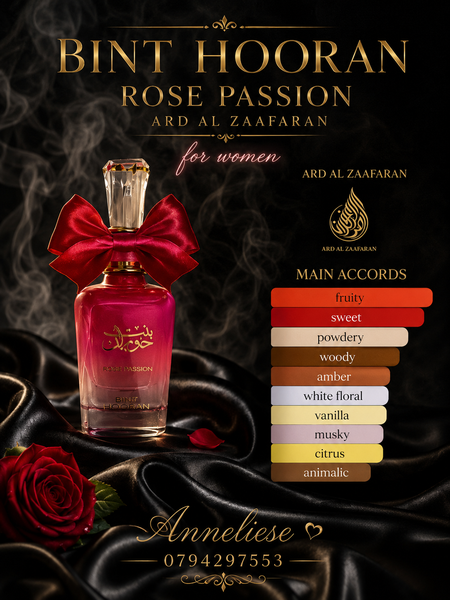 Bint Hooran Rose passion from Ard al Zafaran