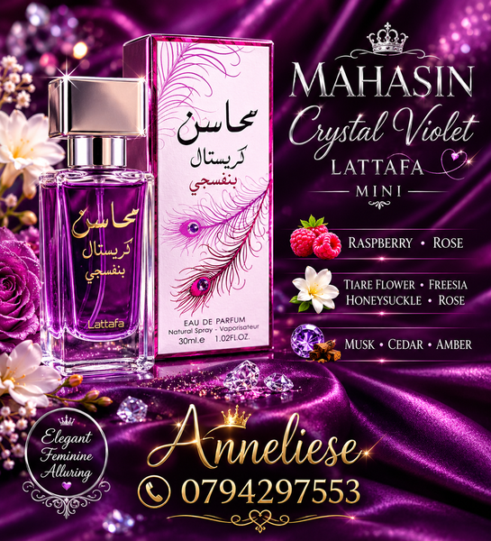 Crystal Violet Mahasin by Lattafa MINI