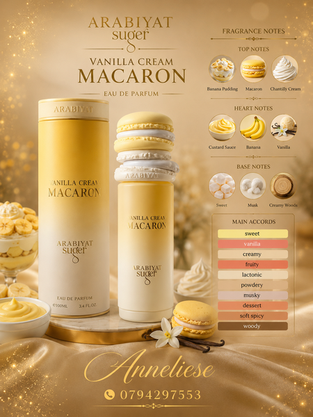 Arabiyat sugar Vanilla Cream Macaron