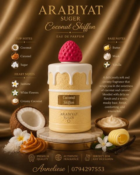 Arabiyat sugar coconut shiffon