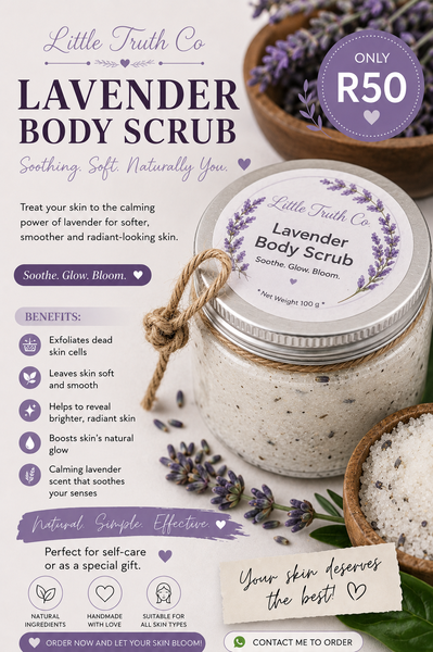 Laverder body scrub
