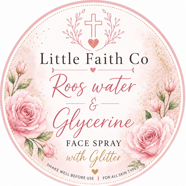 Roos Water & Glycerine with Glitter face spray