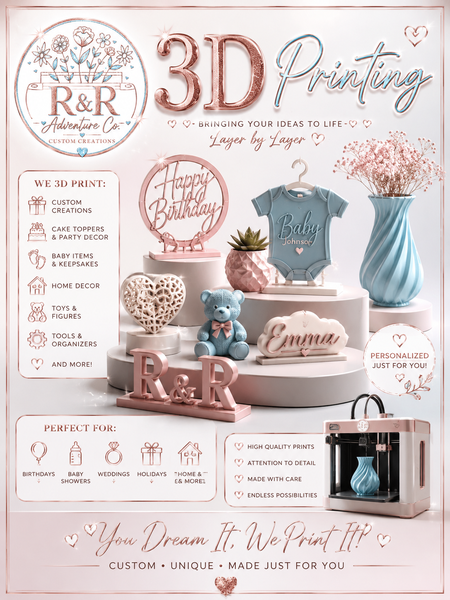3D Printed items picture