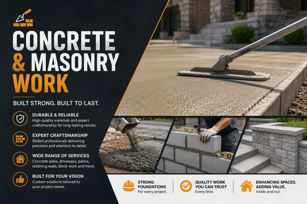 Concrete & Masonry work picture