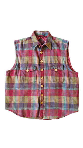 Plaid waistcoat