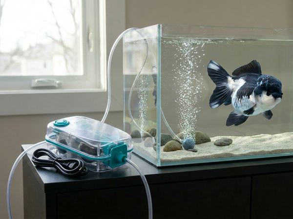 Ultra-Quiet Aquarium Air Pump