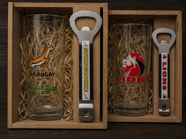 Glass and opener