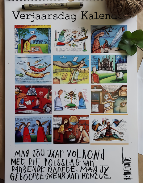 A3 Birthday Calendars/Verjaarsdag Kalenders