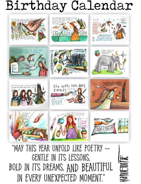 A3 Birthday Calendars/Verjaarsdag Kalenders