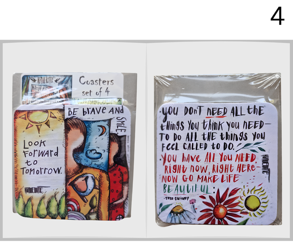 4 Pack Coasters