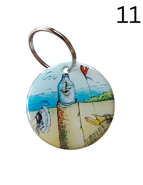 Round keyrings