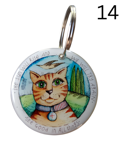 Round keyrings