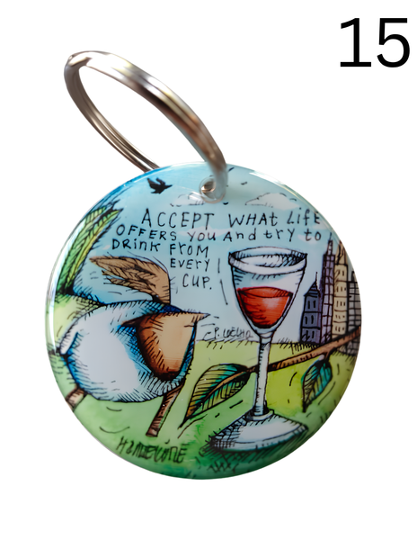 Round keyrings