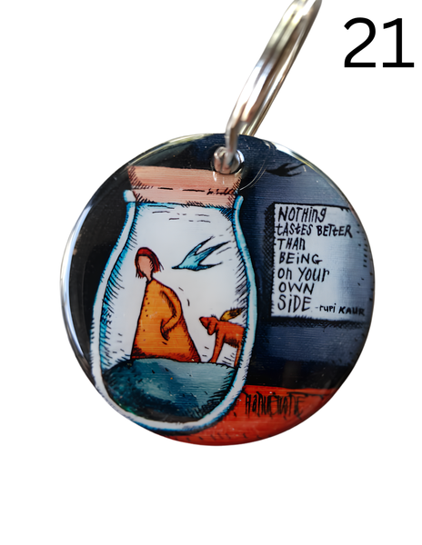 Round keyrings